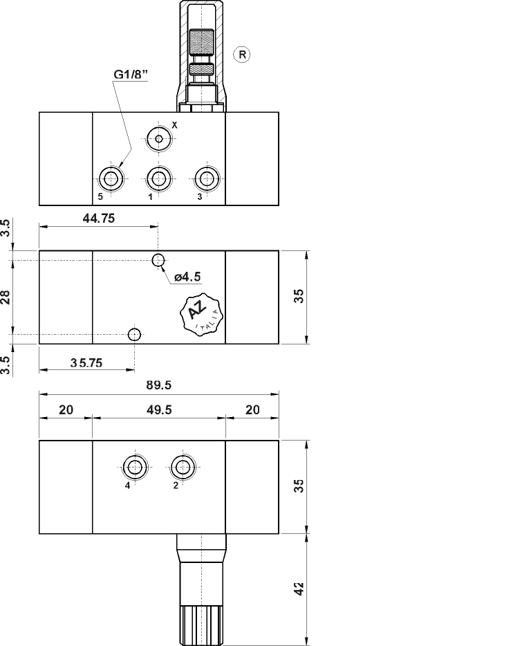 AZ Pneumatica 00.074.4 - 1